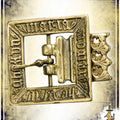 Historic Brass Square Buckle Buckles & Belt Tips Lord of Battles 