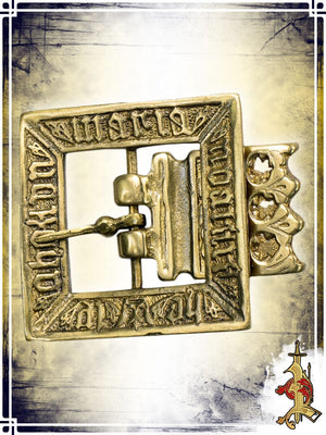 Historic Brass Square Buckle Buckles & Belt Tips Lord of Battles 