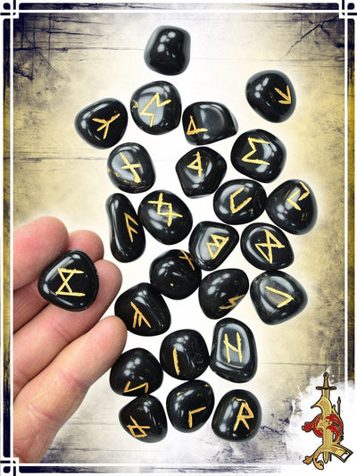 25 Etched Viking Runestones with Bag Games & Other Accessories Lord of Battles 