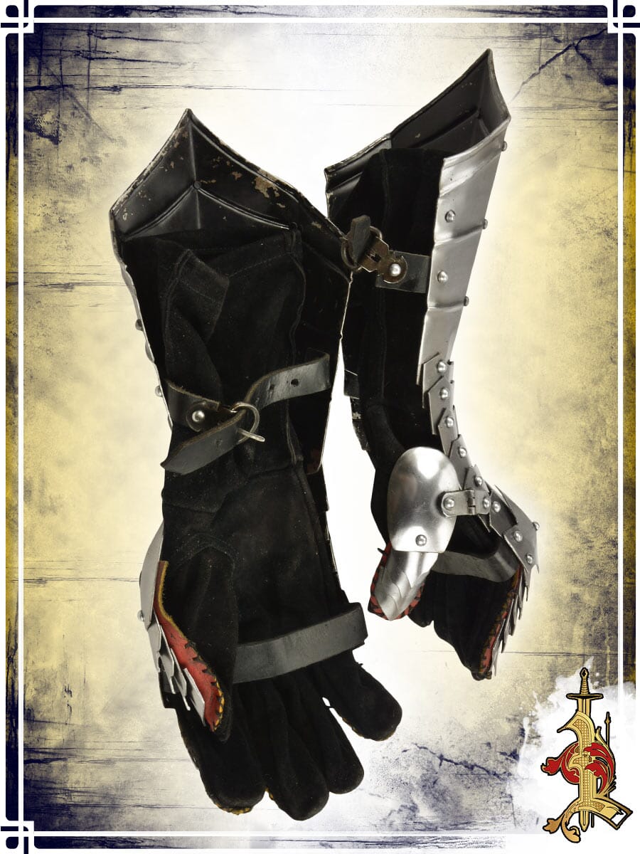 Champion's Gothic Gauntlets Plate Bracers Lord of Battles 