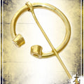 Fibula with Rolled Ends – Brass Fibulas & Brooches Lord of Battles 