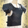 Behan Breastplate with Pauldrons Leather Armors Les Artisans d'Azure 