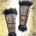 Nomad Bracers Leather Bracers Les Artisans d'Azure 
