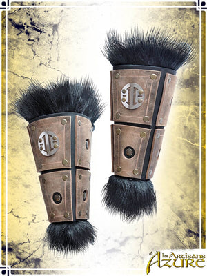 Nomad Bracers Leather Bracers Les Artisans d'Azure 