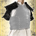 Viking Pauldrons - Ashen Leather Pauldrons Les Artisans d'Azure 