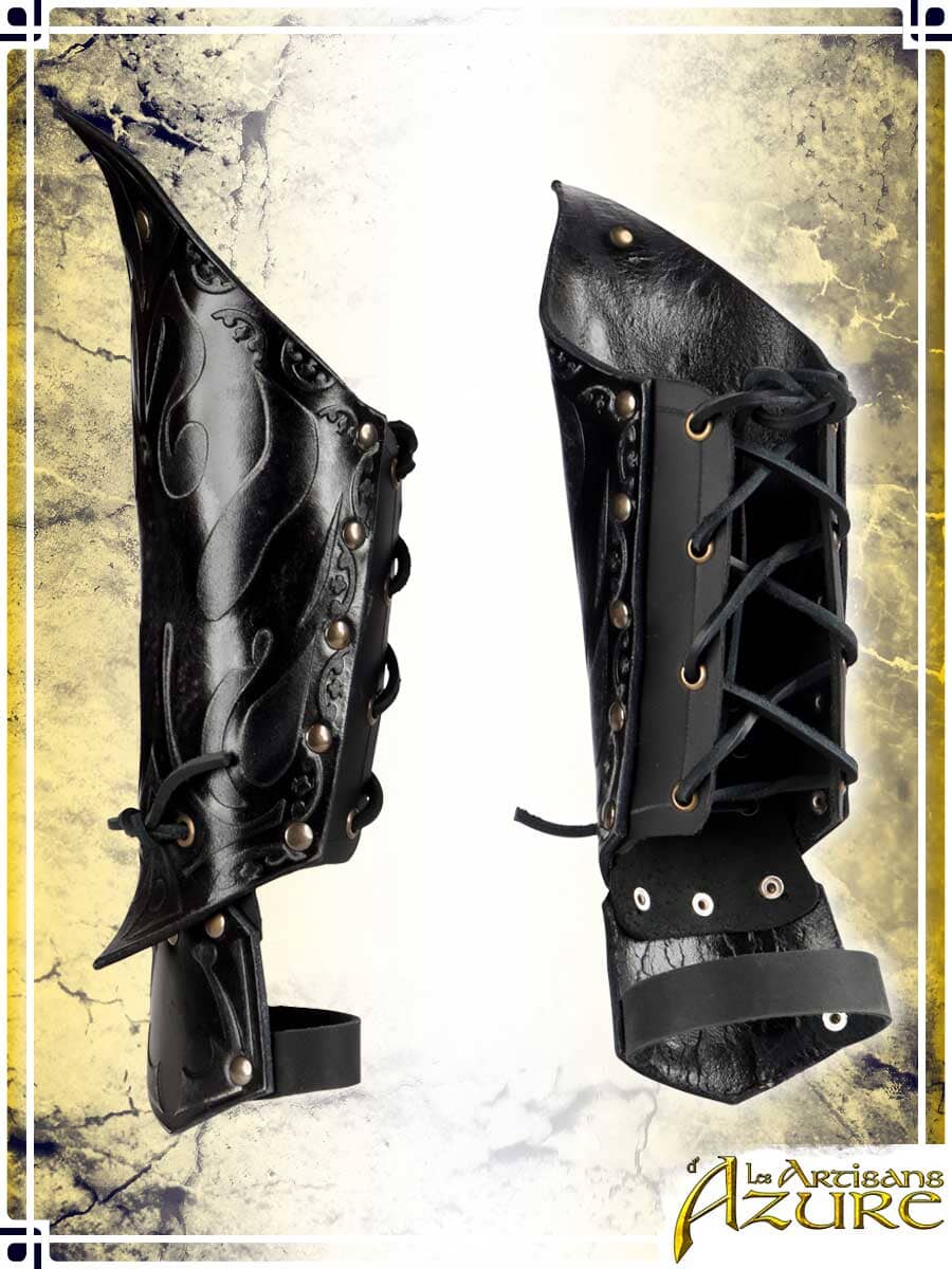 Assassin Bracers Leather Bracers Les Artisans d'Azure 