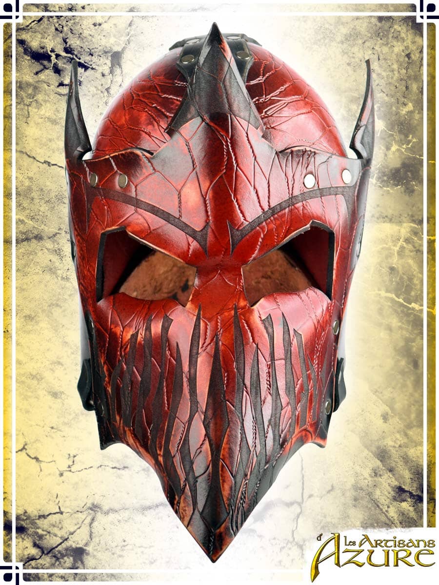 Chaos Helmet Leather Helmets Les Artisans d'Azure 