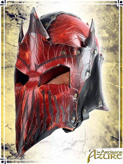 Chaos Helmet Leather Helmets Les Artisans d'Azure 