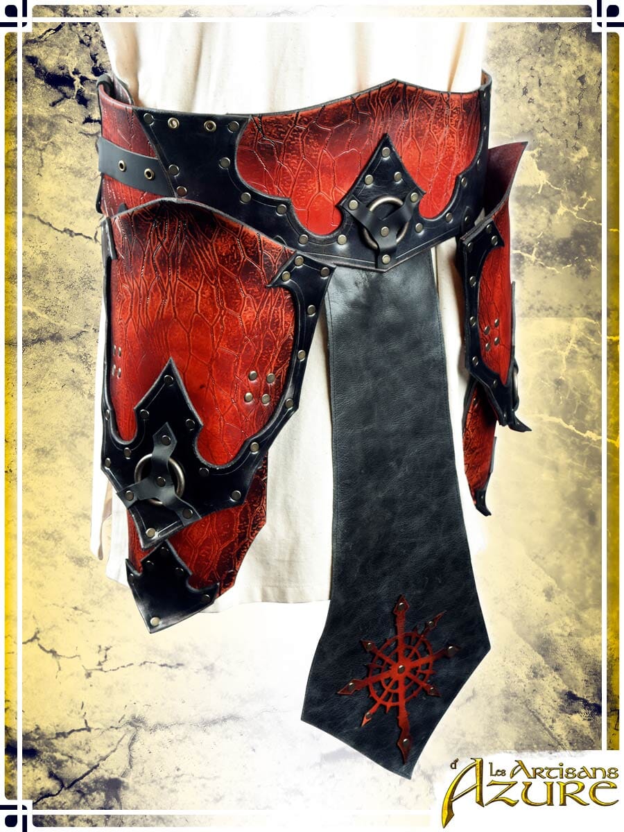Chaos Large Belt with Tassets Combat Belts Les Artisans d'Azure 