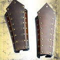 Outlaw Bracers Leather Bracers Les Artisans d'Azure 