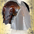 Outlaw Pauldrons Leather Pauldrons Les Artisans d'Azure 
