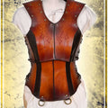 Light Shieldmaiden Leather Armor - Epic/Amber