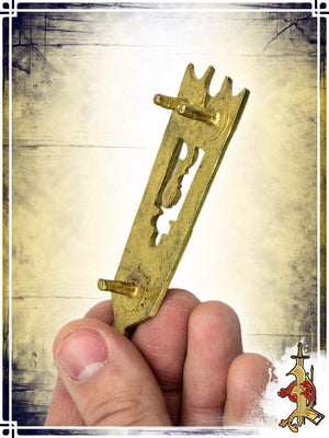 Brass Medieval Belt Chape 1in – LB Buckles & Belt Tips Lord of Battles 