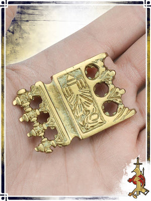 Brass Medieval Belt Chape Buckles & Belt Tips Lord of Battles 