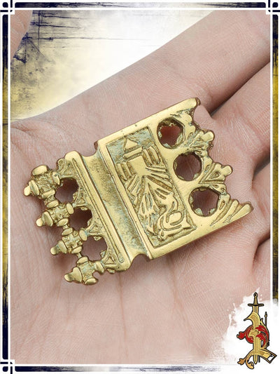 Brass Medieval Belt Chape Buckles & Belt Tips Lord of Battles 