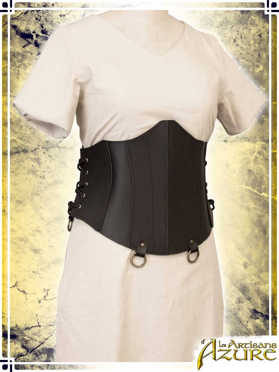 Shieldmaiden Corset - Heroic Female Armors Les Artisans d'Azure Black Small 