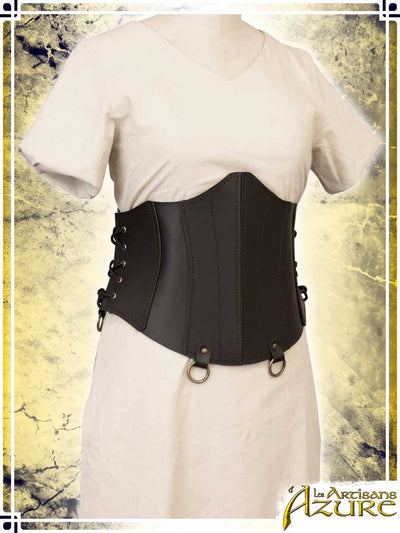 Shieldmaiden Corset - Heroic Female Armors Les Artisans d'Azure Black Small 