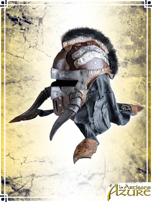 Destroyer Helmet Leather Helmets Les Artisans d'Azure 