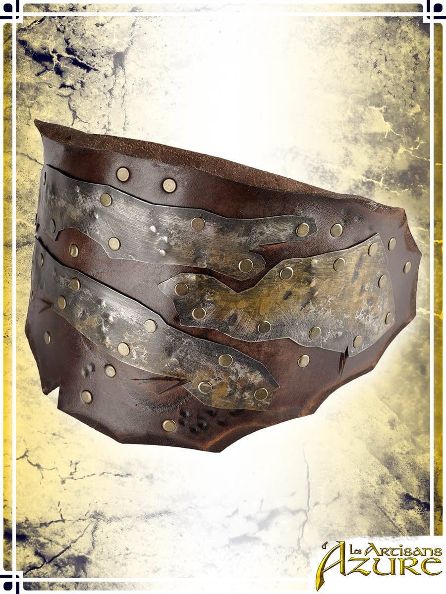 Destroyer Patched Pauldron Plate Pauldrons Les Artisans d'Azure 