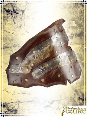 Destroyer Patched Pauldron Plate Pauldrons Les Artisans d'Azure 
