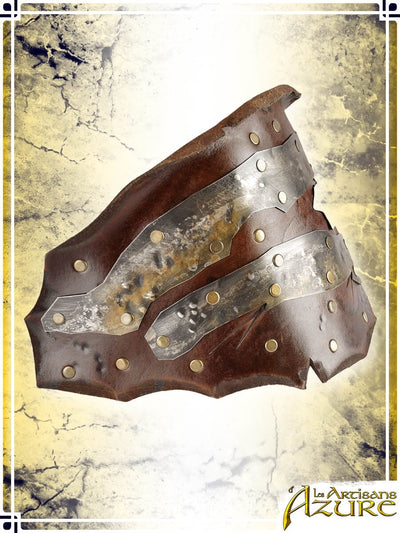 Destroyer Patched Pauldron Plate Pauldrons Les Artisans d'Azure 