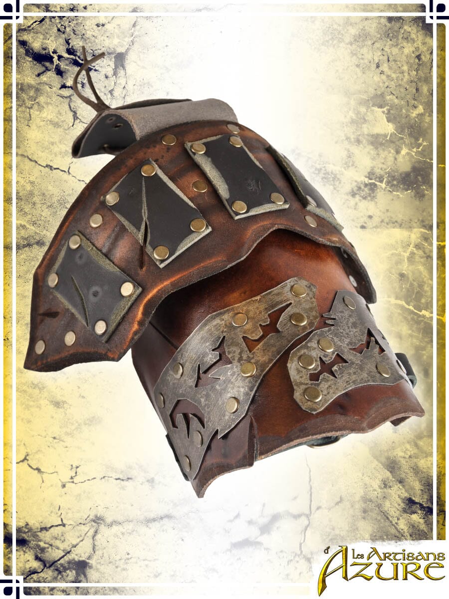 Destroyer Patched Pauldron Extension Plate Pauldrons Les Artisans d'Azure 