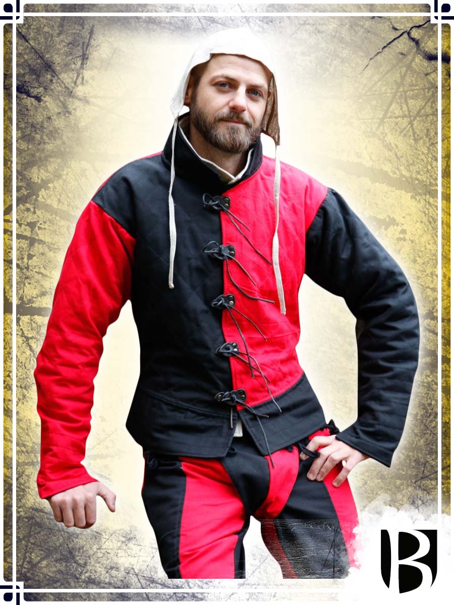 Landsknecht Jerkin Imperialis Vests Burgschneider Red|Black Small 