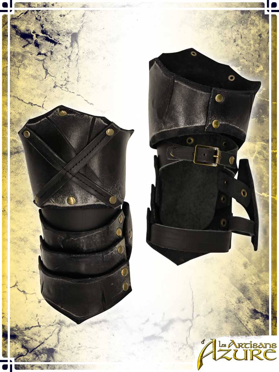 Ashwalker Gauntlets Leather Bracers Les Artisans d'Azure 