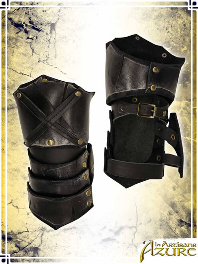 Ashwalker Gauntlets Leather Bracers Les Artisans d'Azure 