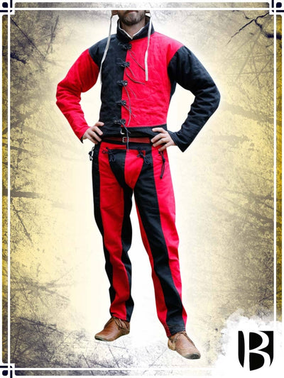 Landsknecht Pants Imperialis Pants Burgschneider Red|Black Small 