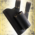Double Scabbard Scabbards Les Artisans d'Azure Right Hand Brown 