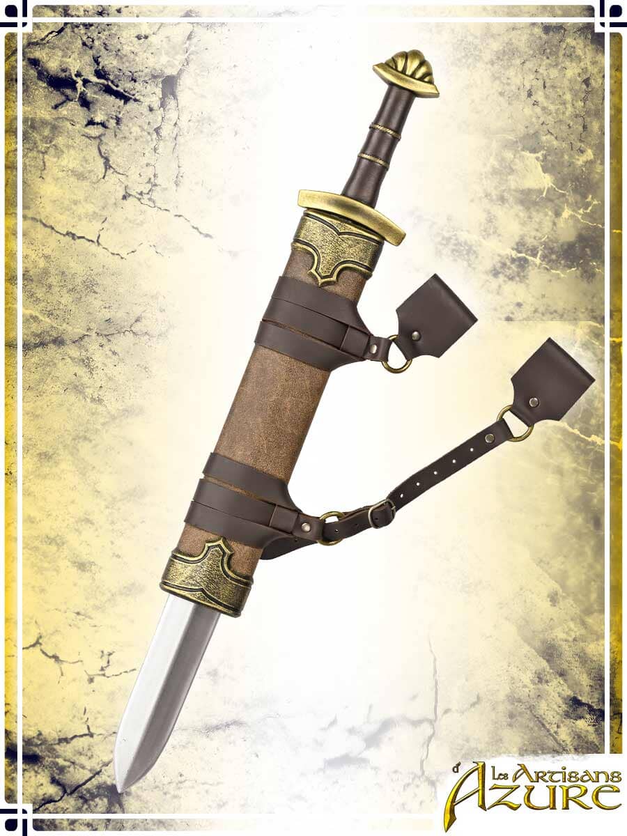 Man-at-Arms' Scabbard - Short Deluxe Scabbards Les Artisans d'Azure 