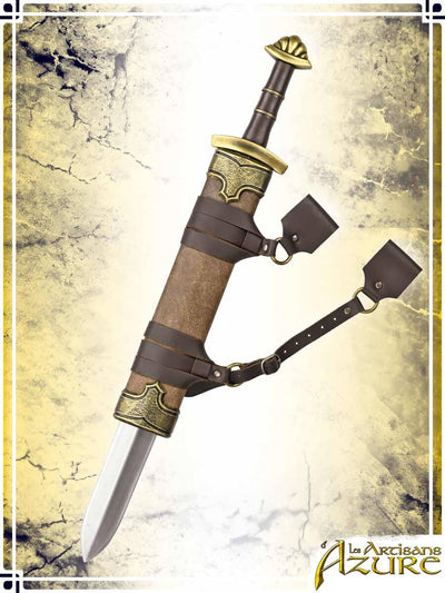 Man-at-Arms' Scabbard - Short Deluxe Scabbards Les Artisans d'Azure 