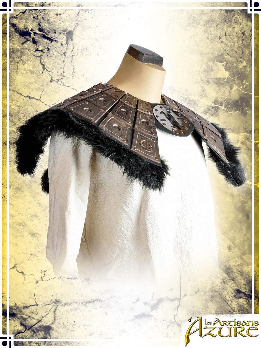 Nomad Pauldrons Leather Pauldrons Les Artisans d'Azure 