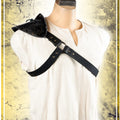 Assassin Light Pauldron Leather Pauldrons Les Artisans d'Azure 