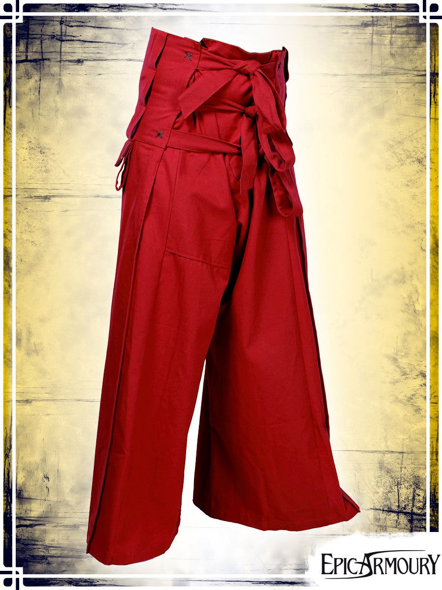 Samurai Pants Pants Epic Armoury XLarge Red 