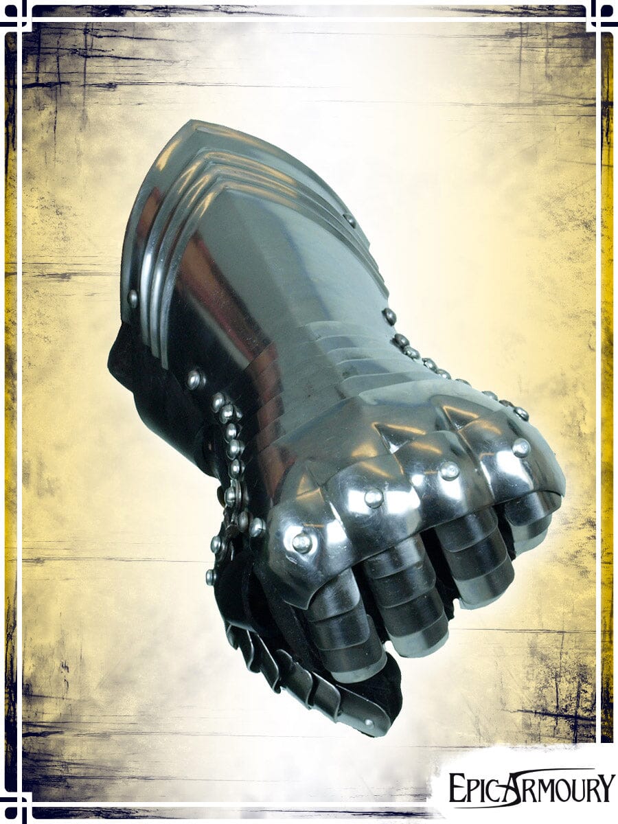 Medieval Steel Gauntlets Plate Bracers Epic Armoury 