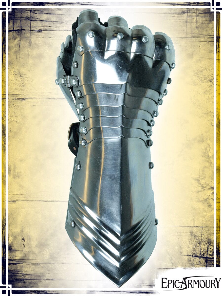 Medieval Steel Gauntlets Plate Bracers Epic Armoury 