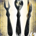 Horn Cutlery Set Cutlery & Tankards Lord of Battles 