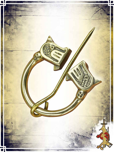Brass Viking Serpent Fibula Fibulas & Brooches Lord of Battles 