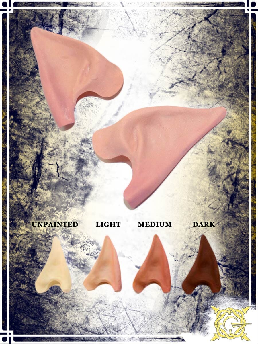 Nomad Elf Ears – Unpainted Prosthesis & Ears Aradani Studios 