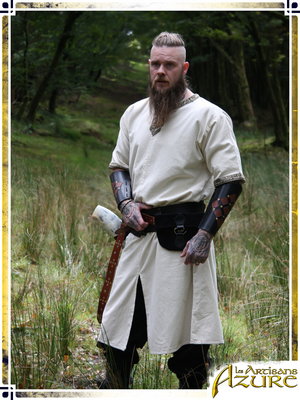Tunic with Trims Richard Tunics Leonardo Carbone Small Natural 