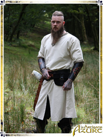Tunic with Trims Richard Tunics Leonardo Carbone Small Natural 