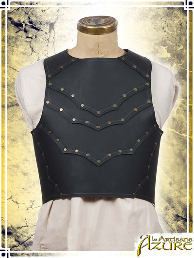 Beaufort Breastplate Leather Armors Les Artisans d'Azure Medium Black 