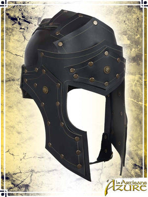 Beaufort Helm Leather Helmets Les Artisans d'Azure Medium Black 