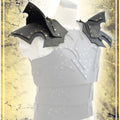 Dark Pauldrons Leather Pauldrons Les Artisans d'Azure 