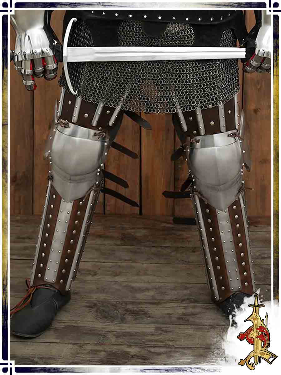 Brigandine Leg Armour Thighs & Knees Lord of Battles 