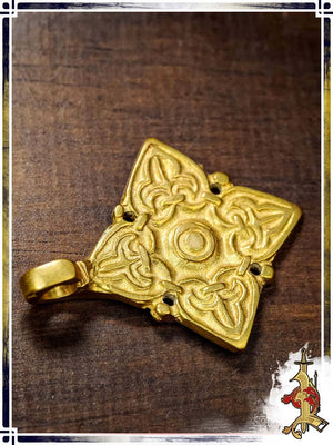 Brass Viking Cloak Clasp Brooch Buttons & Fasteners Lord of Battles 
