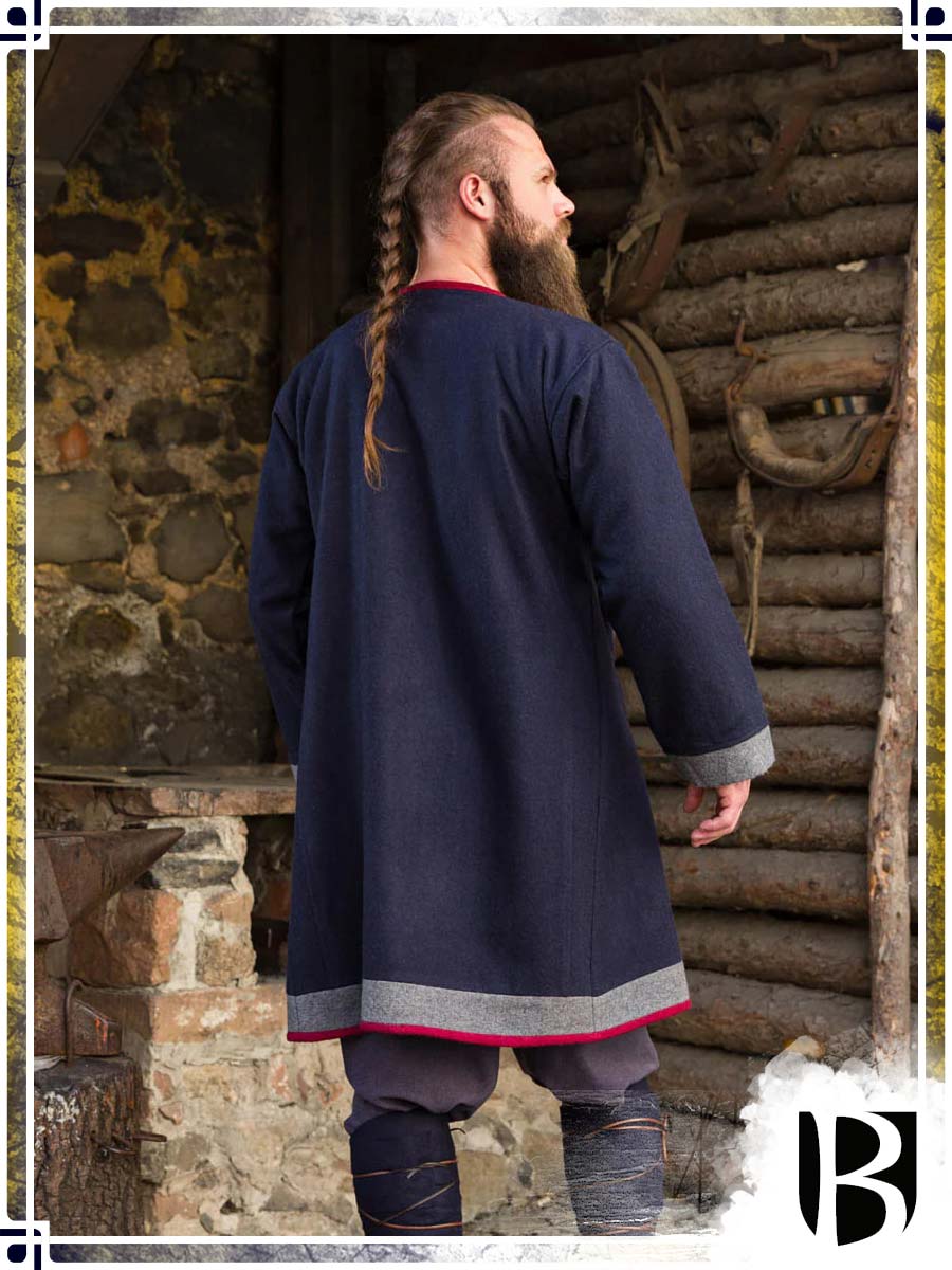 Rus Coat Kosma Coats & Robes Burgschneider Blue|Grey Large 