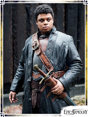 Leather Hellsing Coat Coats & Robes Epic Armoury Black leather XLarge 